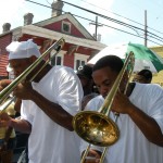 Trombone players in New Orleans