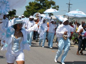 Jazz funeral in New Orleans